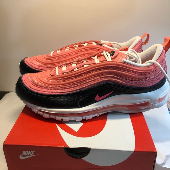 Nike Men’s Air Max 97 Pink Gaze / White / Black / DZ5327 600 Size 10.5 New - Picture 9 of 13